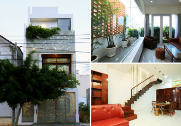 nhà phố 1 trệt 2 lầu