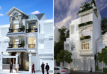 mẫu nhà tân cổ điển