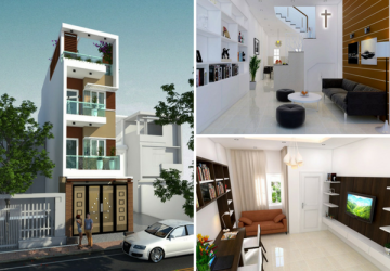 nhà phố mặt tiền 4m