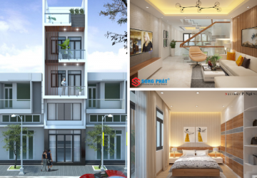 thiết kế nhà 5 tầng