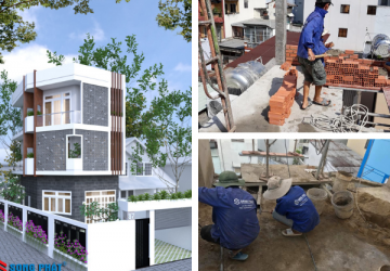 nhà 3 tầng hướng tây