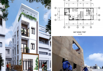 mẫu nhà 4 tầng đẹp