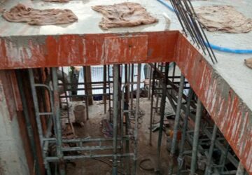 Bao che, tưới ẩm bảo dưỡng bê tông sàn