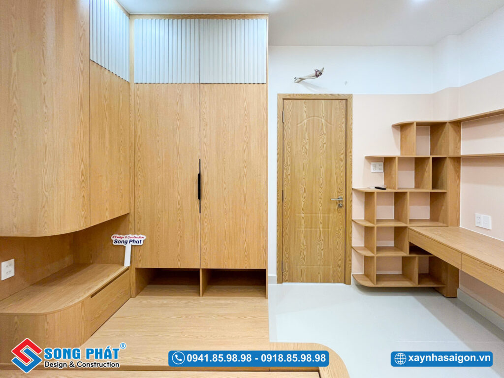 Tủ quần áo kịch trần tối ưu không gian sử dụng