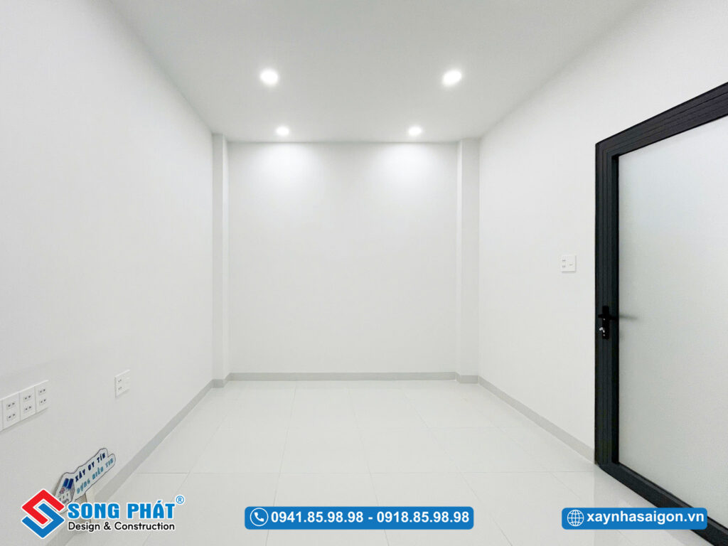 Phòng ngủ 3 chưa bố trí nội thất không gian linh hoạt theo nhu cầu sử dụng