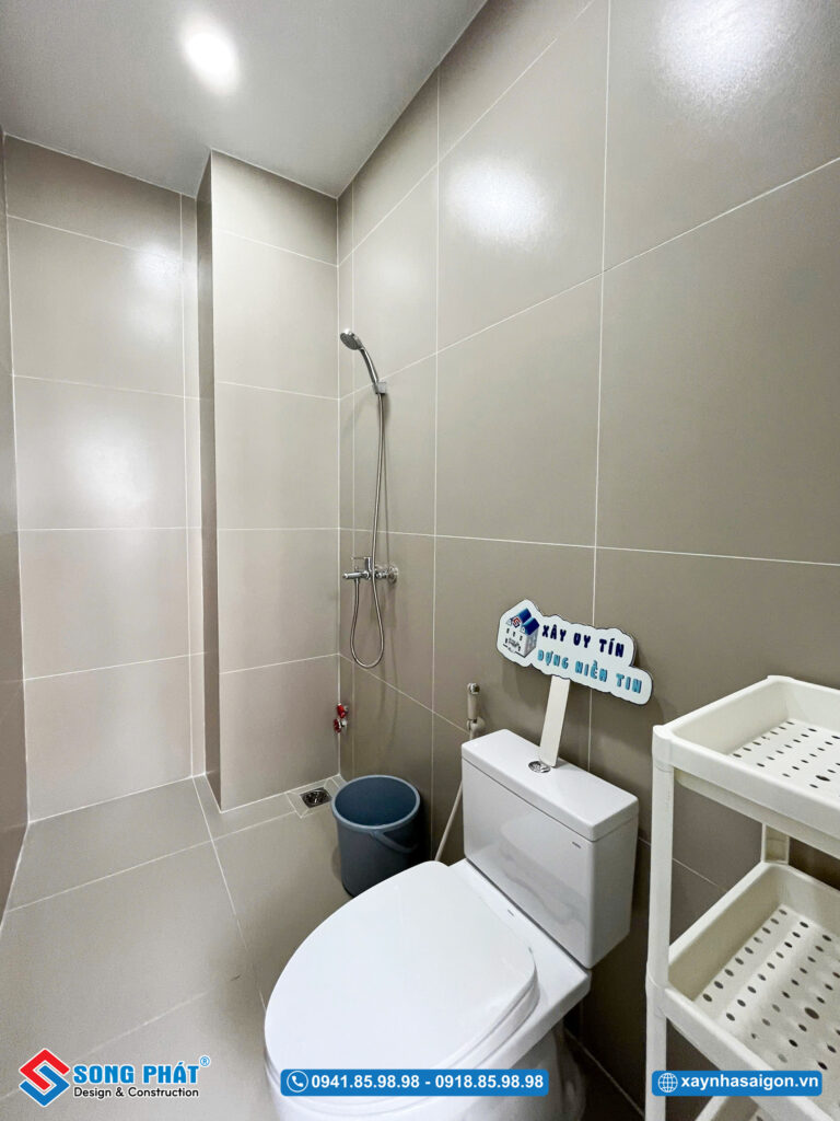 Nhà Nhà vệ sinh hiện đại, bố trí khoa học tối ưu tiện nghi sử dụng