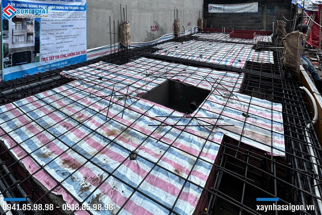 23/10 Hoàn thiện đi thép móng – sàn trệt