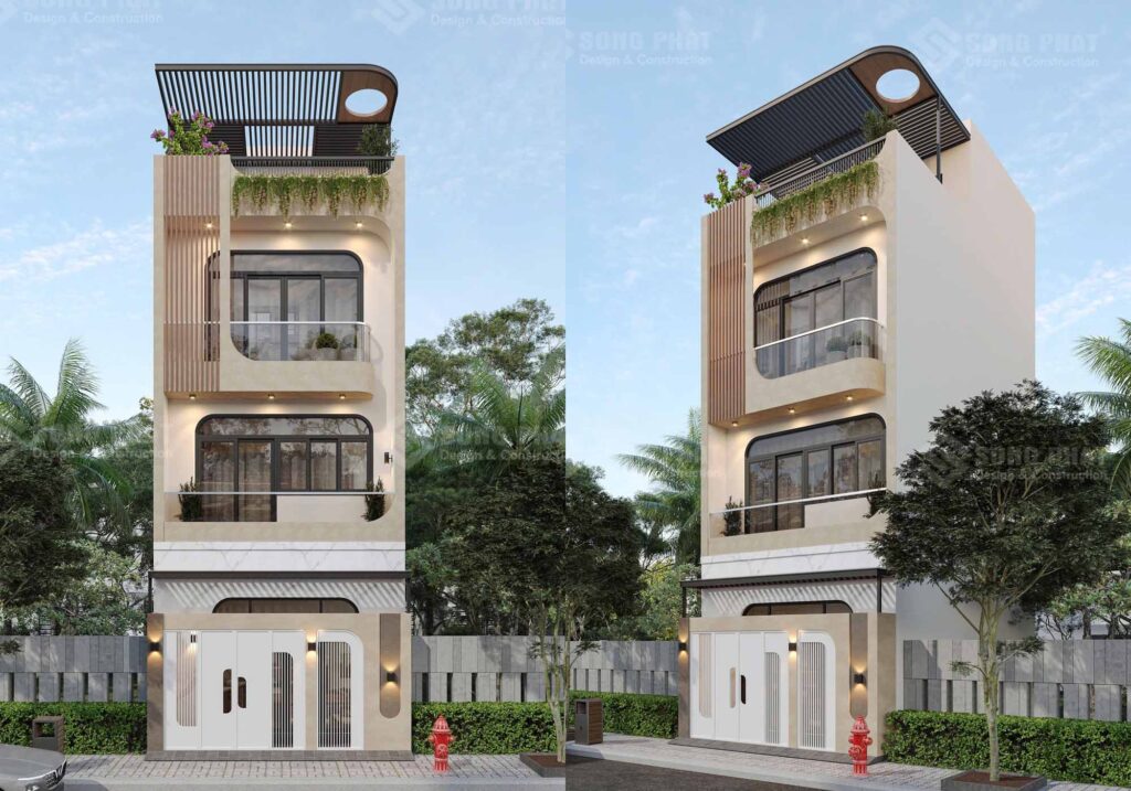 Nhà 4 tầng 5x8m – Khi kiến trúc biết “nhường chỗ” cho trải nghiệm sống